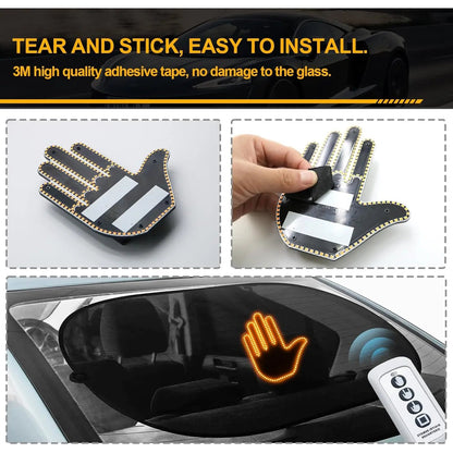 Tear and stick installation